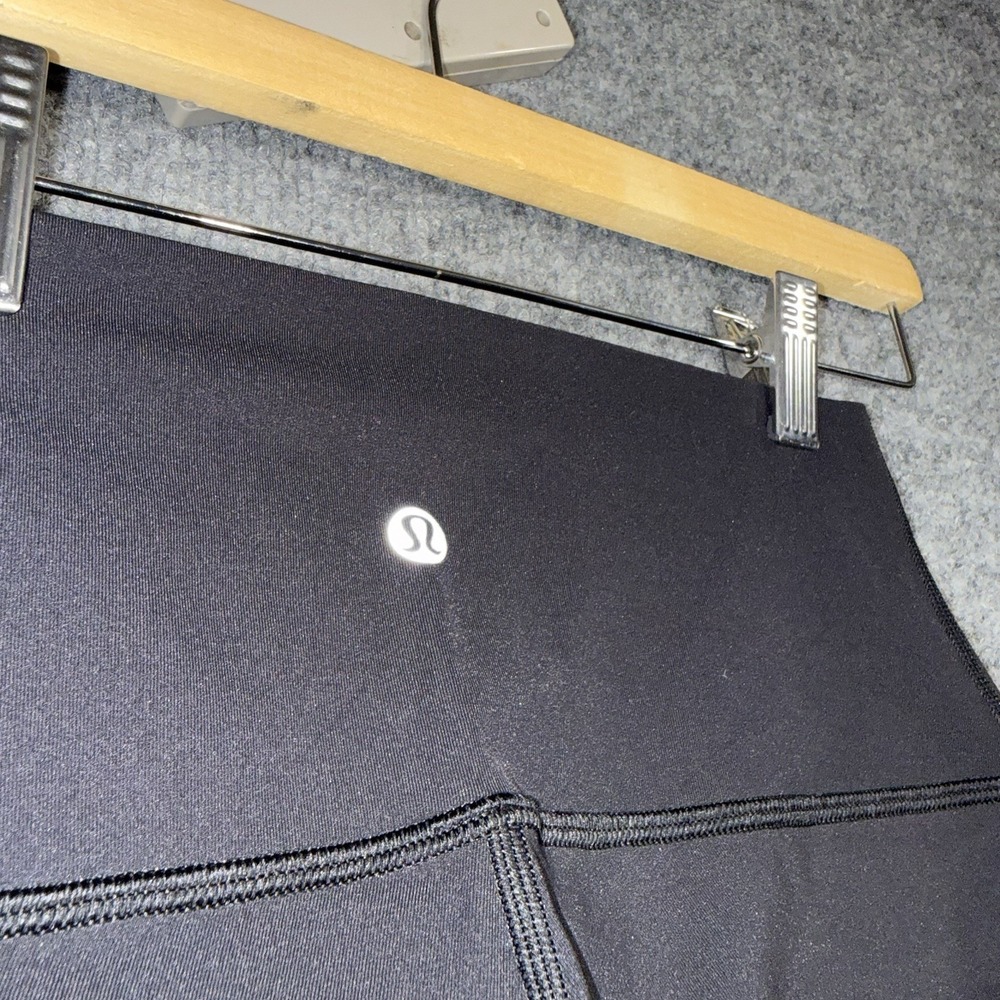 Lululemon Align Leggings Womens Black Cropped Size 4 - Picture 2 of 7